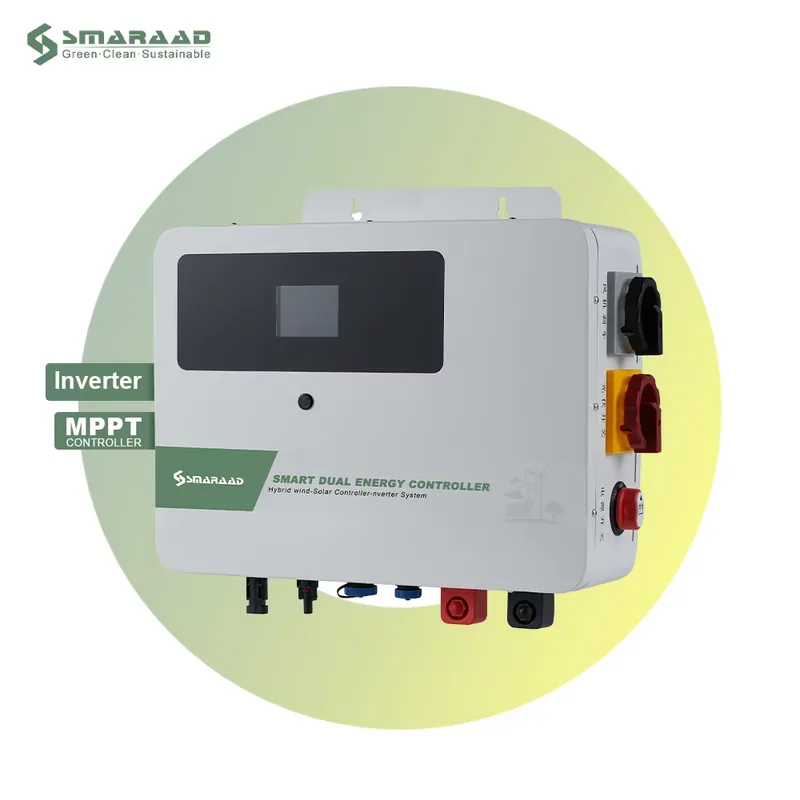 Hybrid Solar Inverter - ระบบควบคุมอินเวอร์เตอร์ไฮบริดพลังงานลมและแสงอาทิตย์ SMARAAD 1.5KW แบบรวม 24V AC