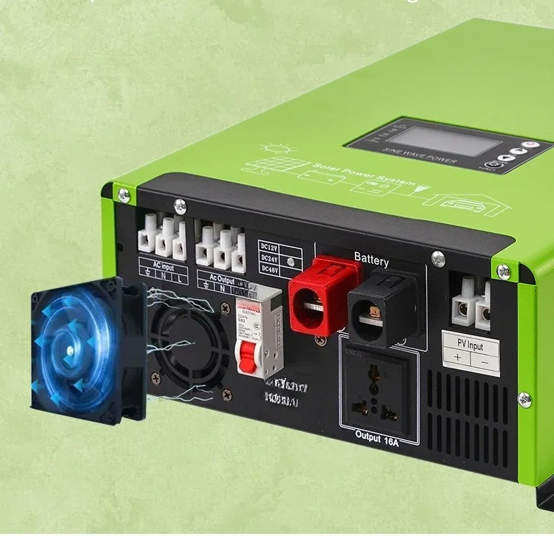 Hybrid Solar Inverter - อินเวอร์เตอร์ไฮบริดพลังงานแสงอาทิตย์แบบเฟสเดียว 3KW 5KW ความถี่ต่ำ 24V 48V